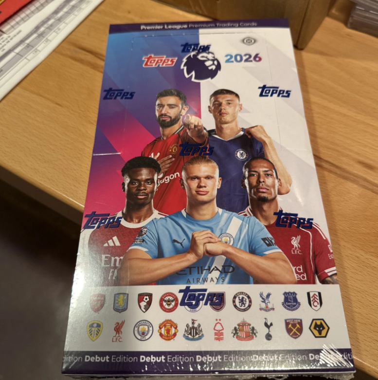 2026 Topps Premier League EPL Soccer Hobby Box - New Sealed In Hand