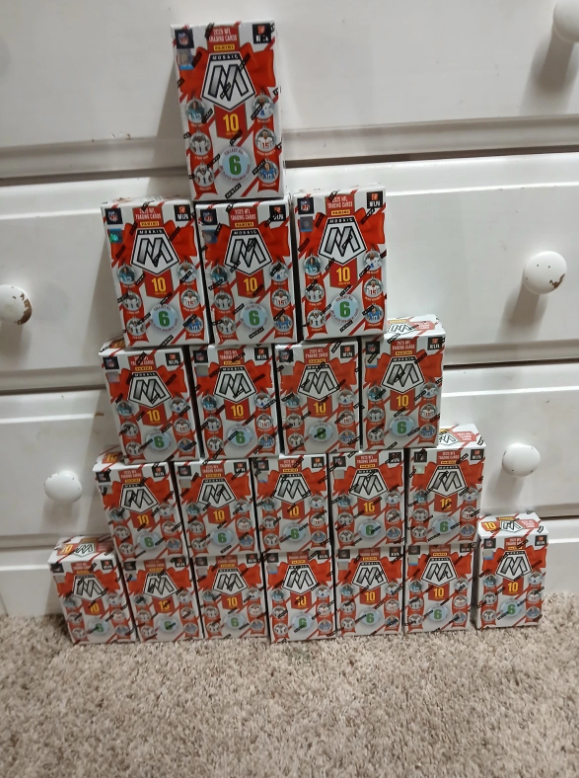 2025 Panini Mosaic NFL Football Ornament Holiday Box Factory Sealed Lot Of 20