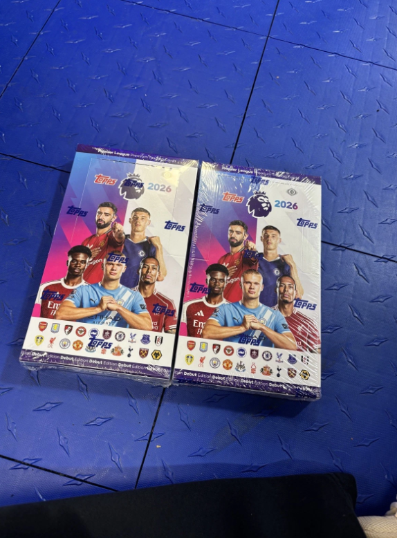 (2) 2026 Topps Premier League EPL Soccer Hobby Box - New