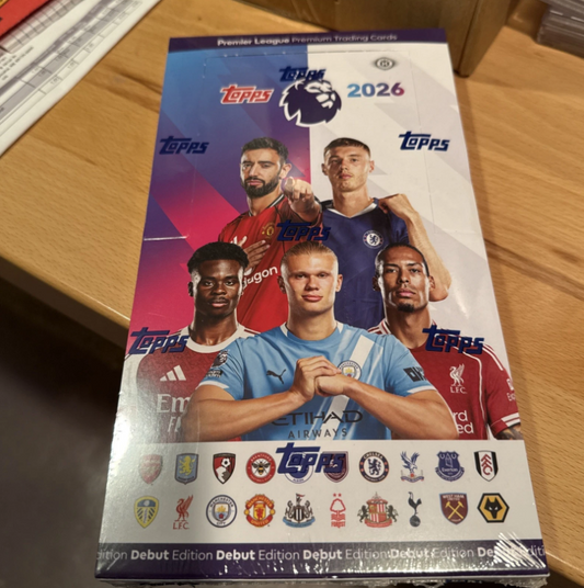 2026 Topps Premier League EPL Soccer Hobby Box - New Sealed In Hand