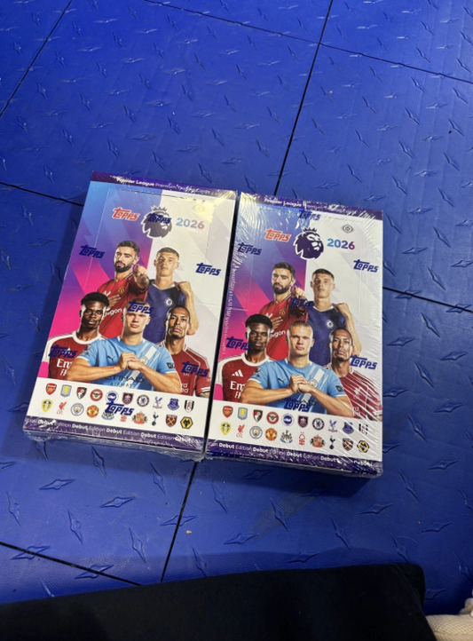 (2) 2026 Topps Premier League EPL Soccer Hobby Box - New